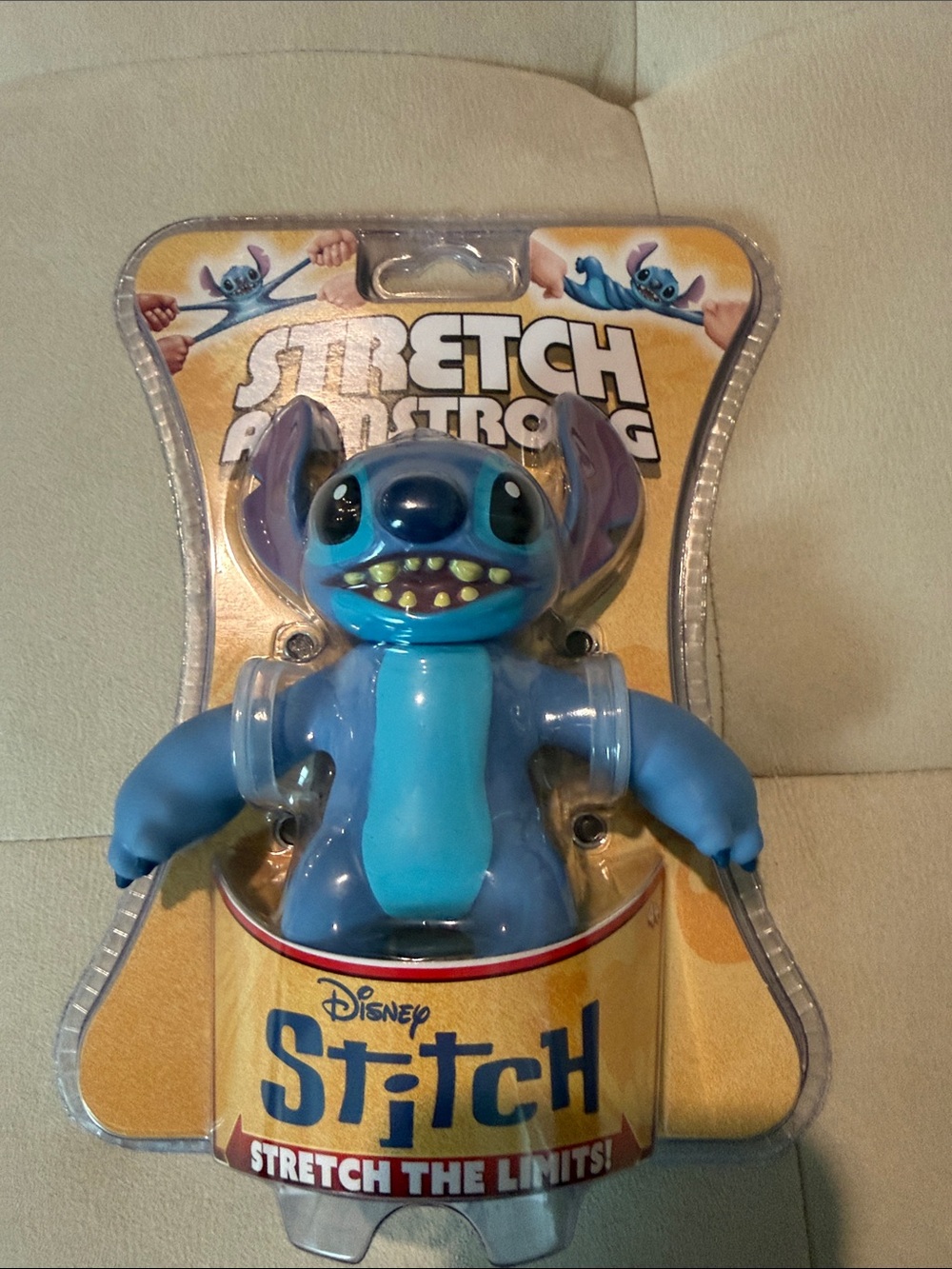 Disney Stitch Stretch Figure - Bright Blue with Teal Belly